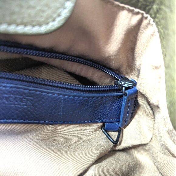 Kelsi Dagger Blue and Olive Tote Bag - Picture 4 of 15